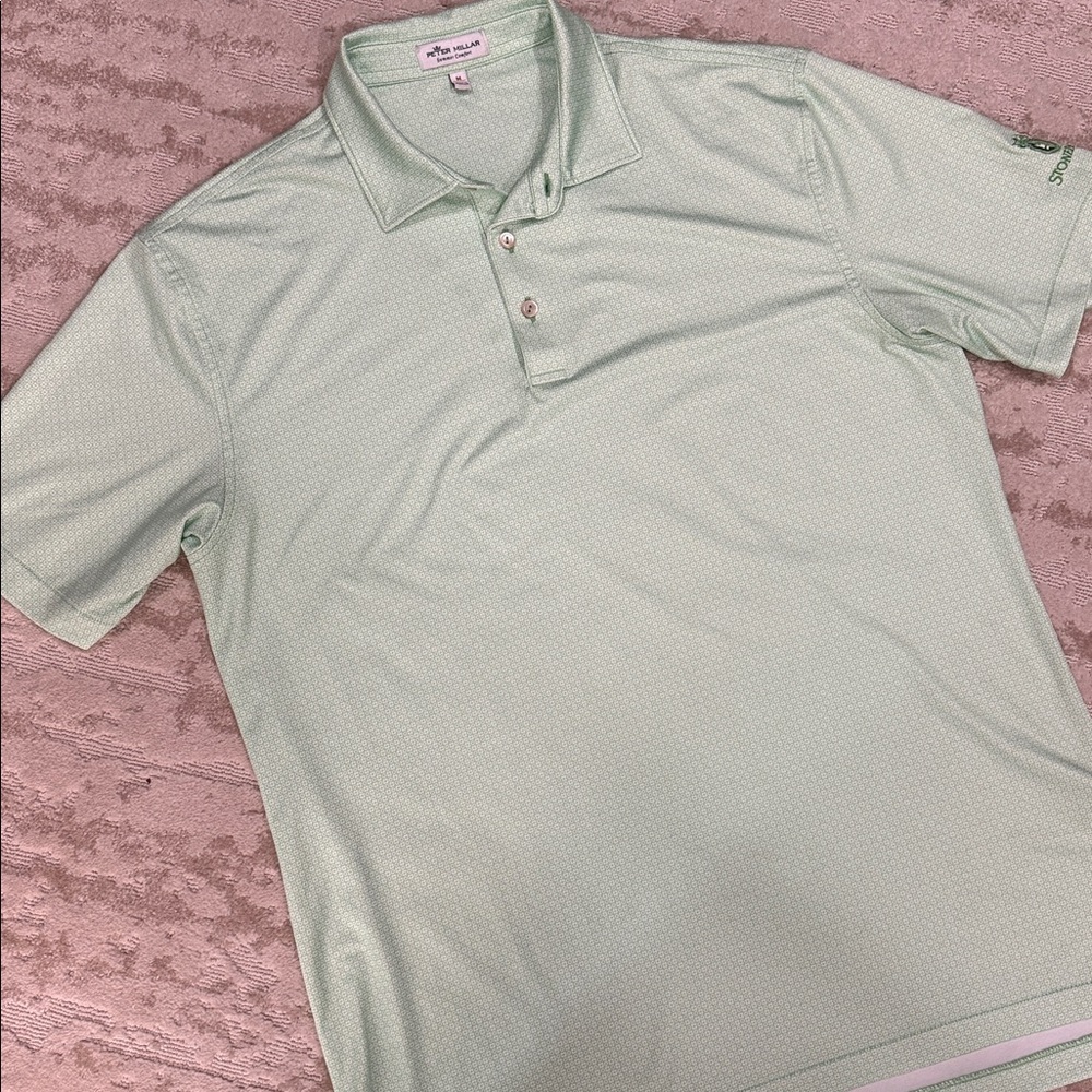 Peter Millar Summer Comfort Polo- Medium traditional Fit- Country Club logo - Picture 3 of 6